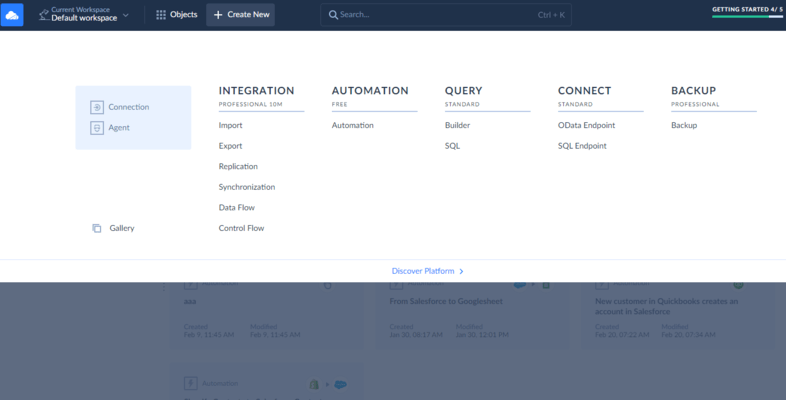 Skyvia Data Integration 屏幕截图